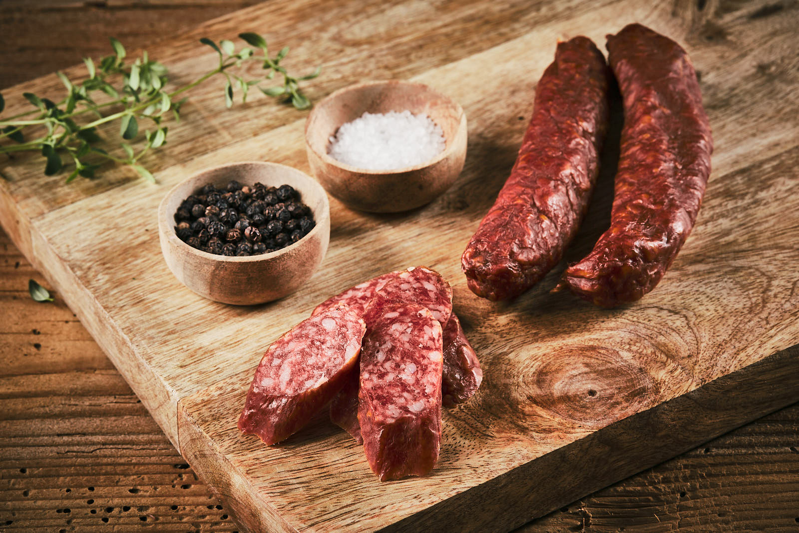 Unsere Metzgertheke im Land.Luft-Hofladen